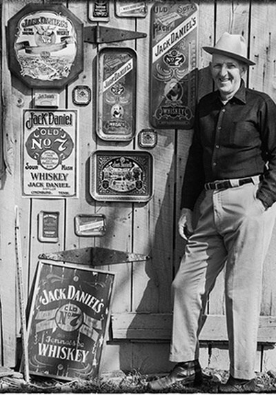 man jack daniels zwartwit