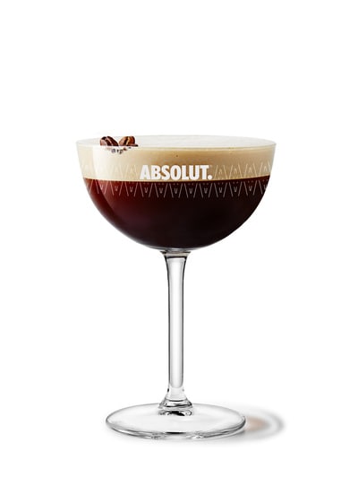 De Absolut Espresso Martini cocktail