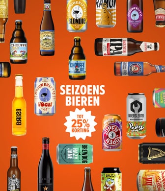 Ontdek de seizoensbieren. Tot 25% korting.